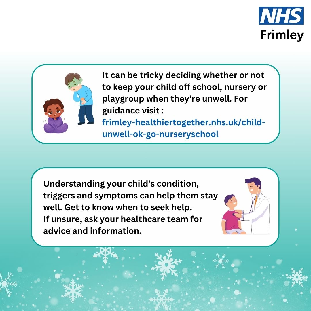 Winter tips social media image - caring for children 4